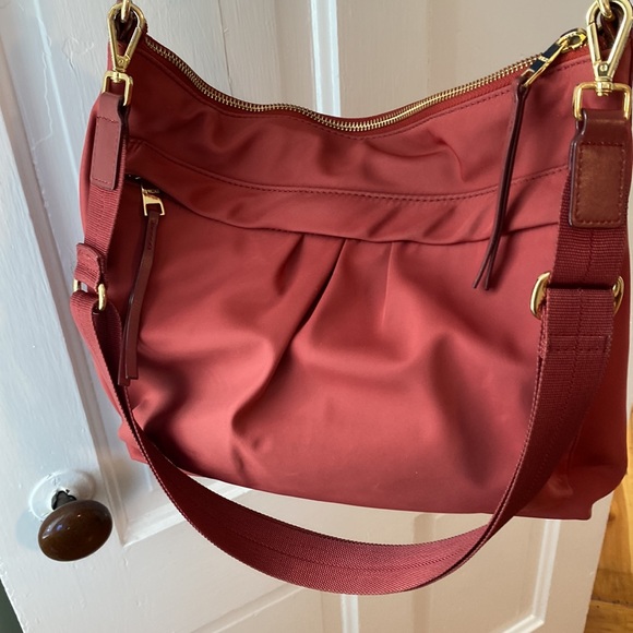 MZ Wallace Jordan Hobo Crossbody Bag Rose Pink - Picture 3 of 16